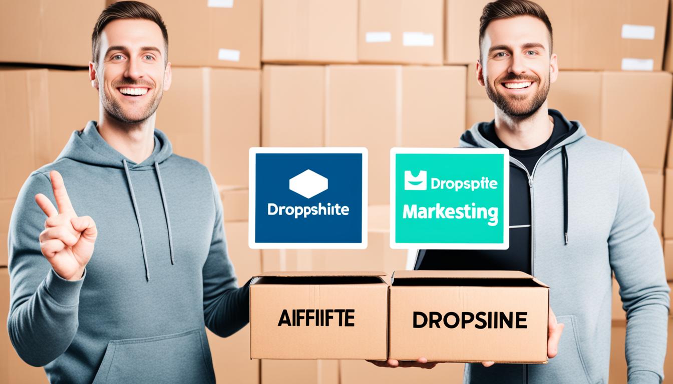 Affiliate marketing vs Dropshipping