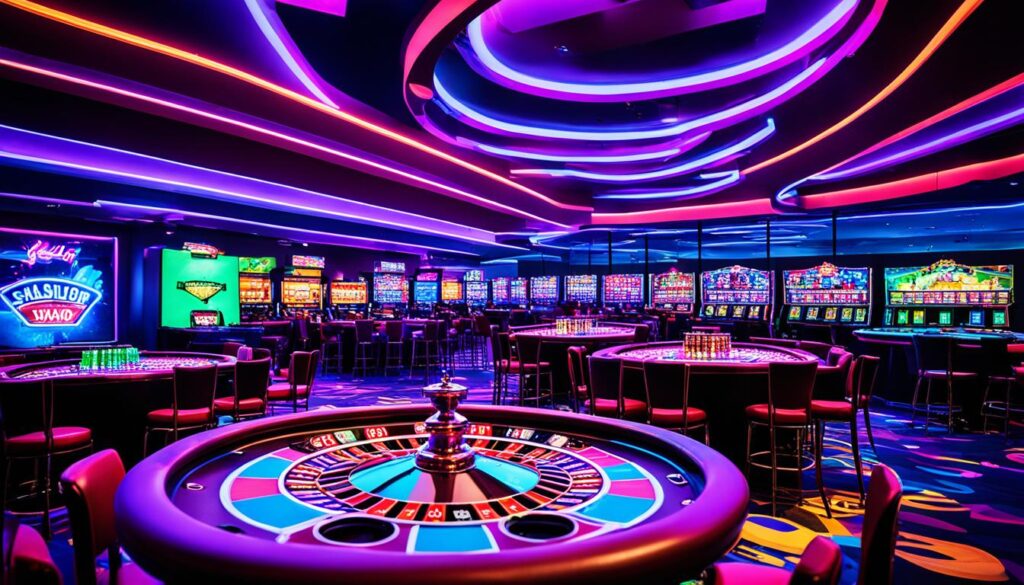 virtual and live casino games